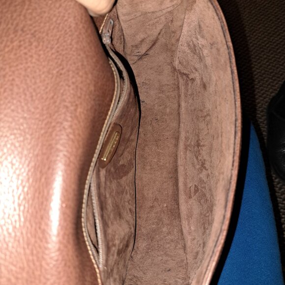 Gucci brown leather purse Crossbody Amazing Condition Authentic Vintage GG - Picture 7 of 8